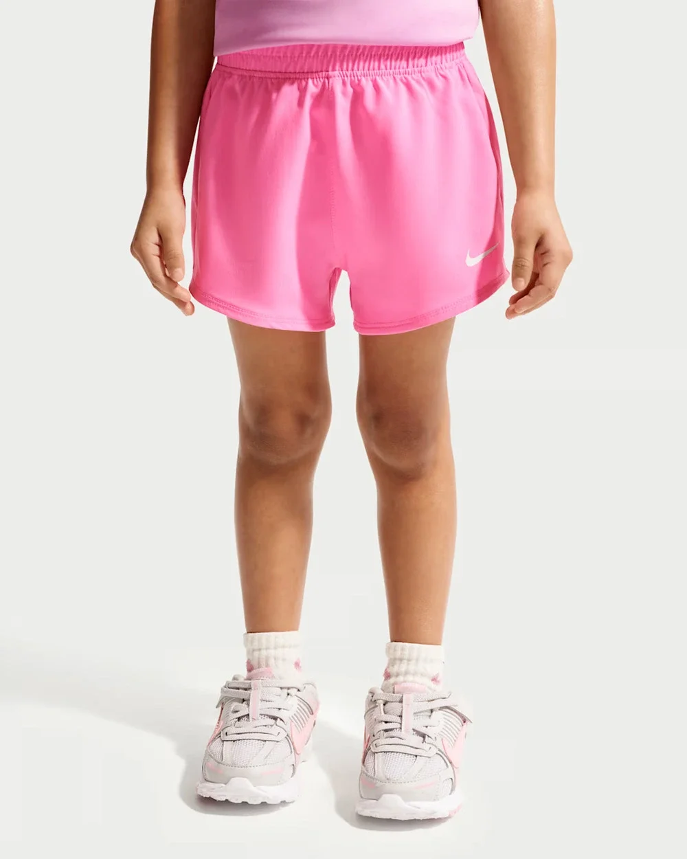 NEW Nike Girls Toddler Dri Fit Pink Glow Woven Athletic Shorts Size 4T